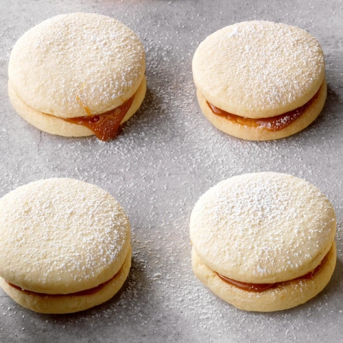 halva-caramel-alfajores-caramel-filled-sandwich-cookies-recipe
